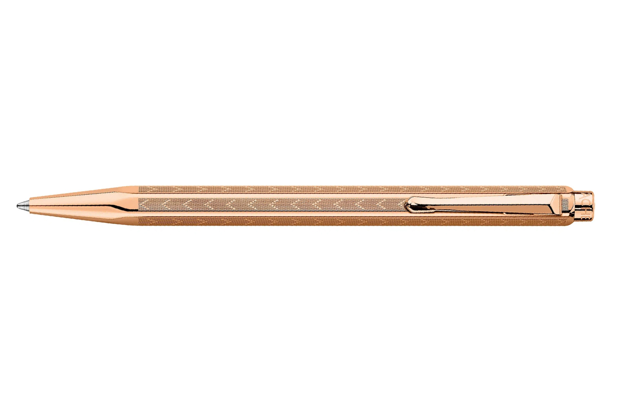 Caran d'Ache Ecridor Chevron Rose Gold Balpen